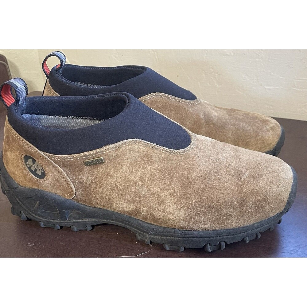 Vintage Merrell Winter Moc Waterproof Suede Clogs Men's Size 9 Y2K Gorpcore Shoe - Picture 2 of 8